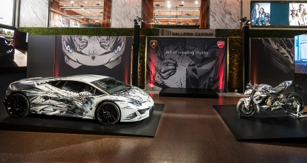 Art of Creating Myths”: Ducati und Lamborghini begegnen sich im Namen der Kunst von Paolo Troilo