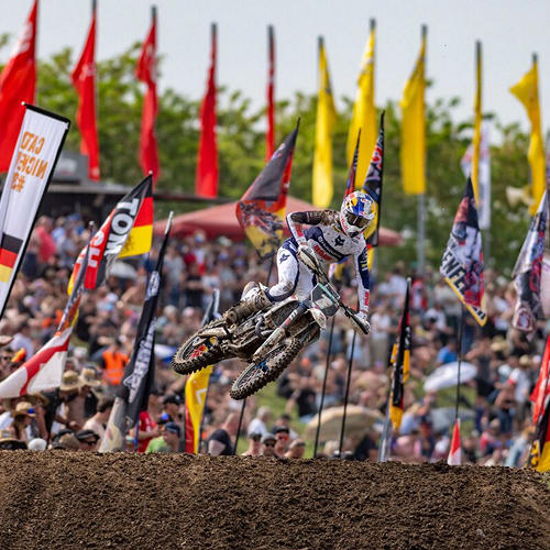 Kay de Wolf charges to 7-2 finishes for third overall in Teutschenthal, while Liam Everts shows consistency to claim sixth overall with 6-8 scores at round ten of the MX2 World Championship.