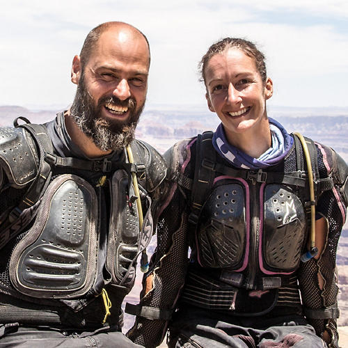 For adventure riders Tom and Caroline of Moto Morgana, the whole world is their playground. Since they first rode off to explore the globe aboard their 701 Enduro machines back in 2016, they’ve ridden through Europe, Africa, and North and South America.