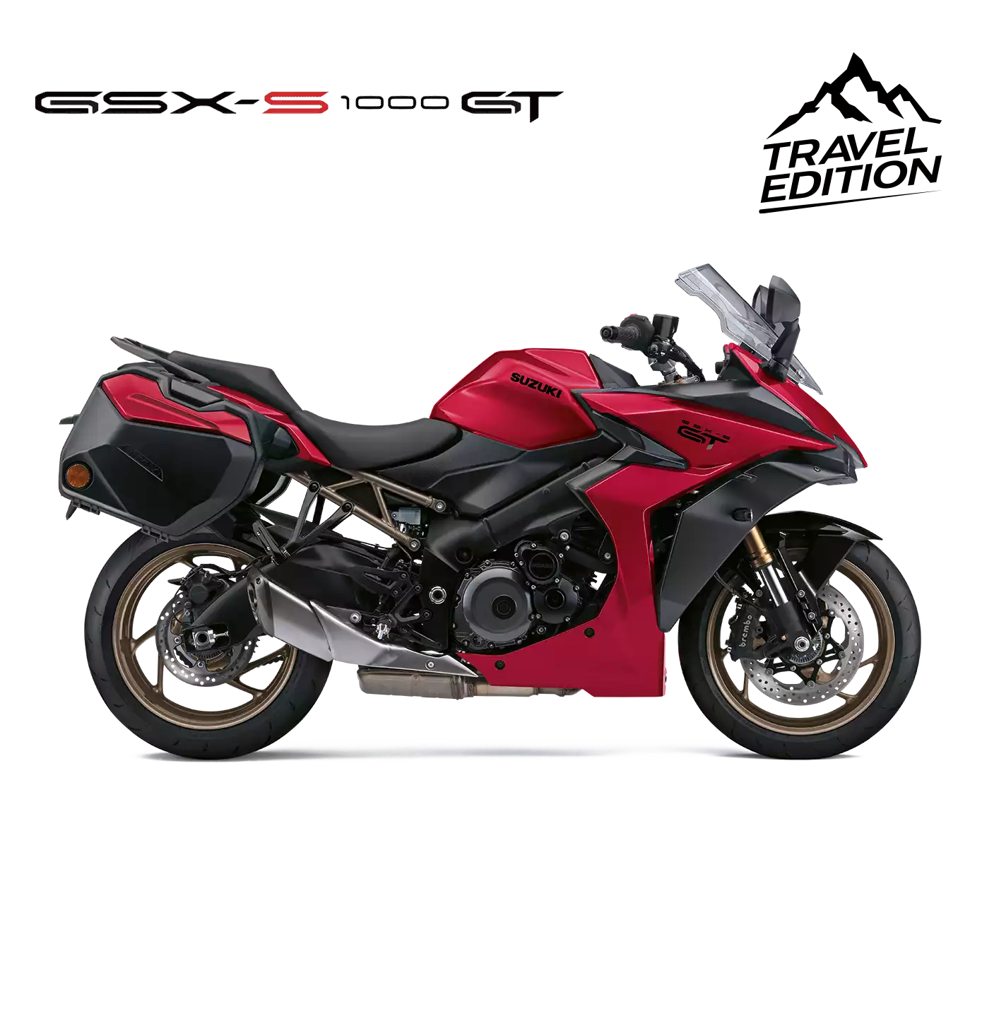 GSX-S1000GT Travel Edition Upgrade ab Werk: Die Travel Edition der GSX-S1000GT serviert Dir ein 100 % durchdachtes Gesamtpaket mit Koffer & Co. – ein Powerschub für die ganz großen Reiseträume. Reiselust neu definiert.