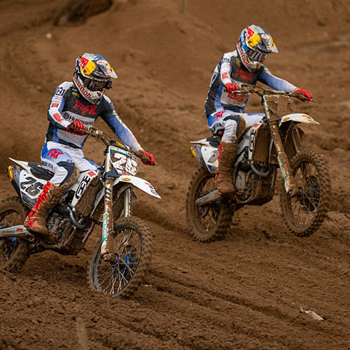 Grit pays off for Kay de Wolf with a final-lap victory, and P3 overall, while Liam Everts rides smooth and smart to finish just off the podium in fourth at the Zelta Zirgs Motocenter.