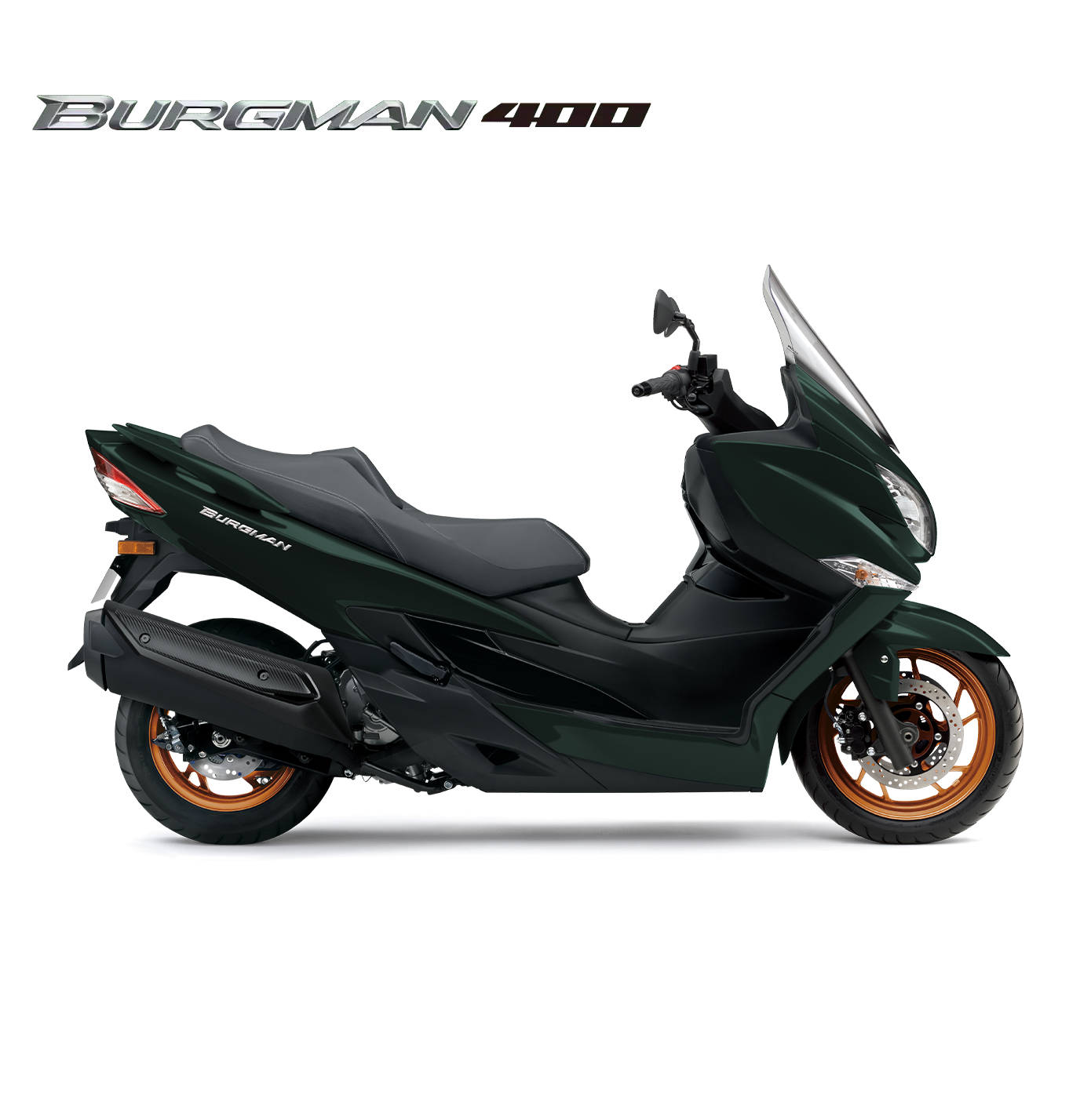 Stilvoll unterwegs mit Leistung und Komfort Schlank, sportlich und kraftvoll: Der BURGMAN 400 verbindet markantes Design mit starkem Drehmoment und leichtem Handling. Ob im urbanen Alltag oder auf längeren Strecken – dieser Premium-Scooter bietet Fahrspaß, Sitzkomfort für zwei und moderne Ausstattung. Seine Dynamik trifft auf Alltagstauglichkeit – und sorgt dabei überall für einen stilvollen Auftritt.