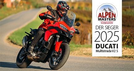 Testsieg beim Alpen-Masters 2025: Ducati Multistrada V2 S überzeugt auf ganzer Linie