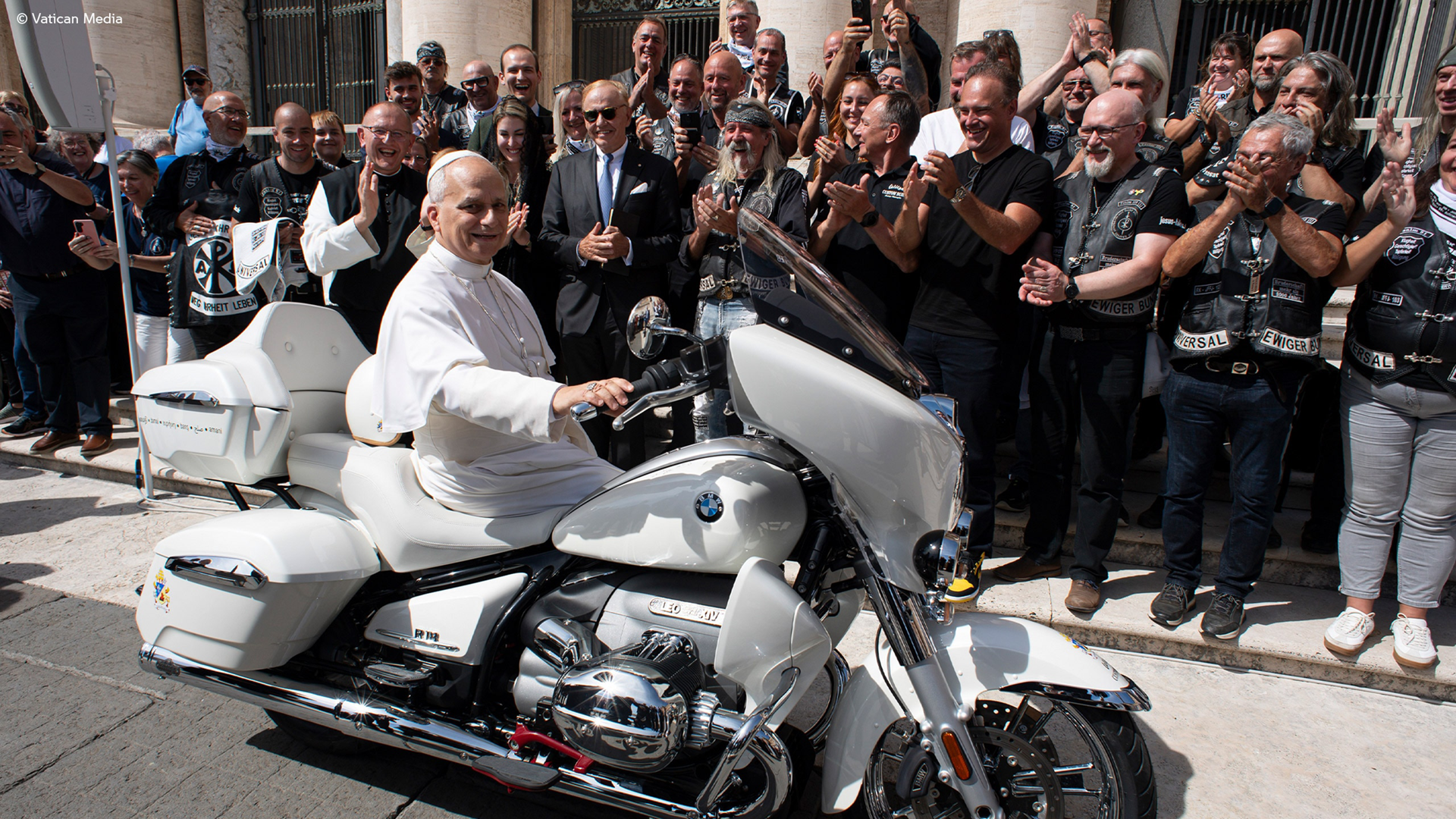 Eine BMW R 18 Transcontinental für Papst Leo XIV.