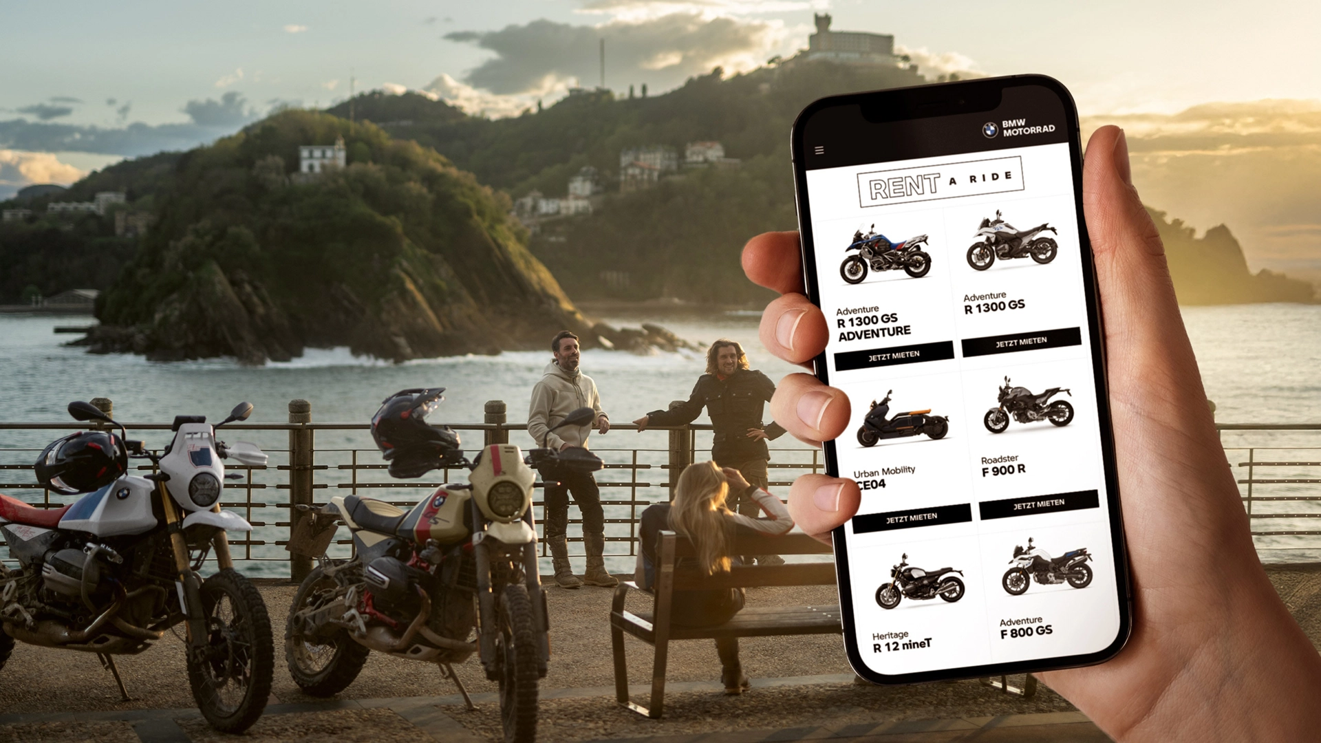 Erlebe Dein Wunschbike mit Rent A Ride Ready, Rent, Go: Dein BMW Motorrad wartet
